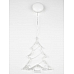 Подвесной светодиодный светильник «Ёлочка» Uniel ULD-H1620-010/STA/3AAA Warm White IP20 Xmas Tree UL-00007254