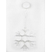 Подвесной светодиодный светильник «Снежинка» Uniel ULD-H1819-012/STA/3AAA Warm White IP20 Snowflake UL-00007251