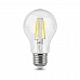 Лампа светодиодная филаментная Gauss E27 6W 2700К прозрачная 1/10/50 102802106