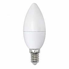 Лампа светодиодная E14 9W 3000K матовая LED-C37-9W/WW/E14/FR/NR UL-00003804