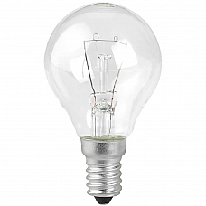 Лампа накаливания ЭРА E14 60W 2700K прозрачная ДШ 60-230-Е14 (гофра) Б0039134