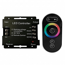 Контроллер RGB Apeyron с пультом 12/24V 04-03(288)