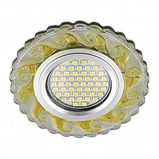 Встраиваемый светильник Fametto Luciole DLS-L139 Gu5.3 Glassy/Gold